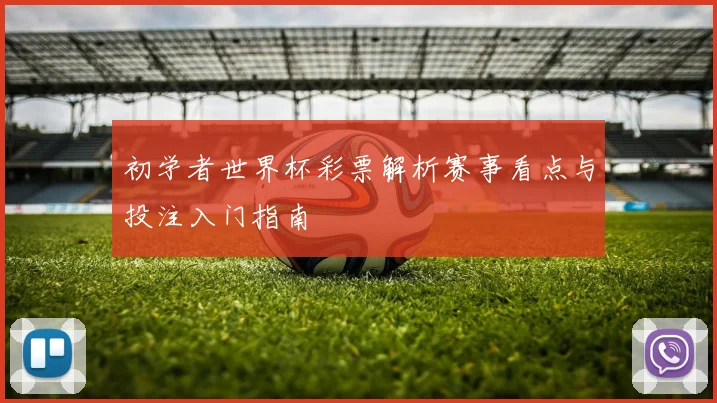 初学者世界杯彩票解析赛事看点与投注入门指南
