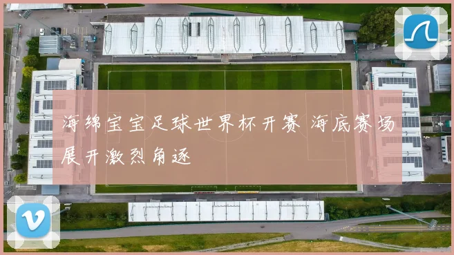 海绵宝宝足球世界杯开赛 海底赛场展开激烈角逐